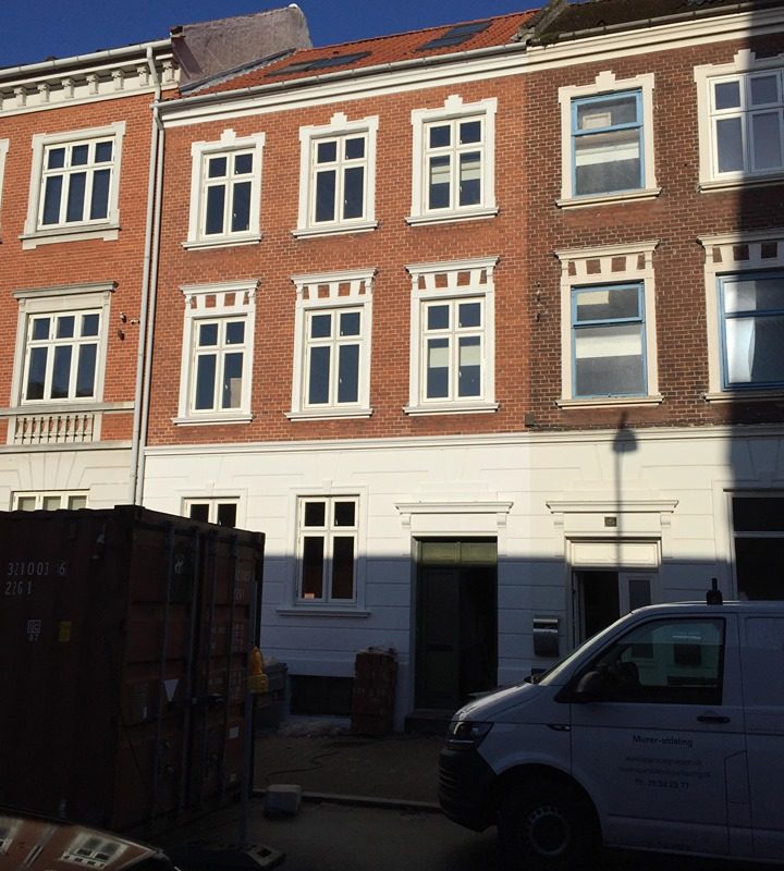 Færdigrenoveret byejendom i Fredericia